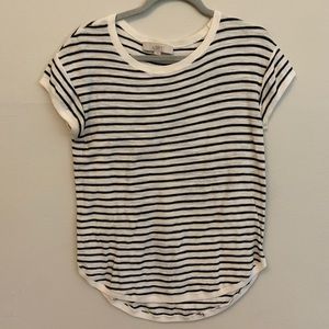 LOFT Striped Knit Top
